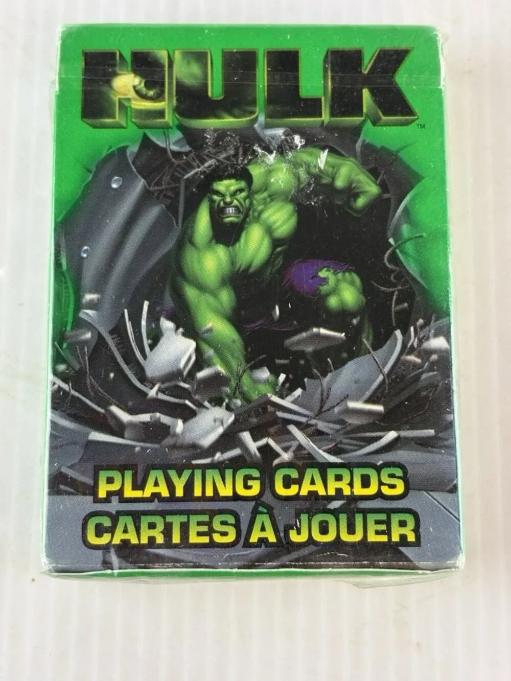 Vintage Sealed Bicycle Incredible Hulk Playing Cards Marvel 2003